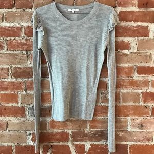 Madewell Ruffle Sweater - S